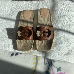 Gucci Sandal Cosmos Softy Espadrille Sandal Size 38